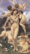 Adolphe William Bouguereau Le pintemps (mk26) oil